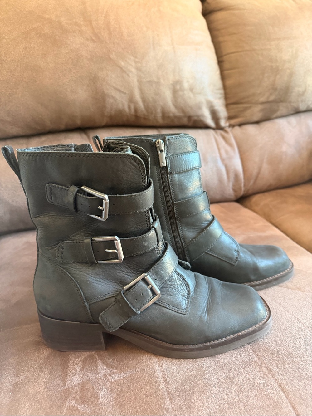 Women's Lucky Brand “Katriny” style black Leather Boots